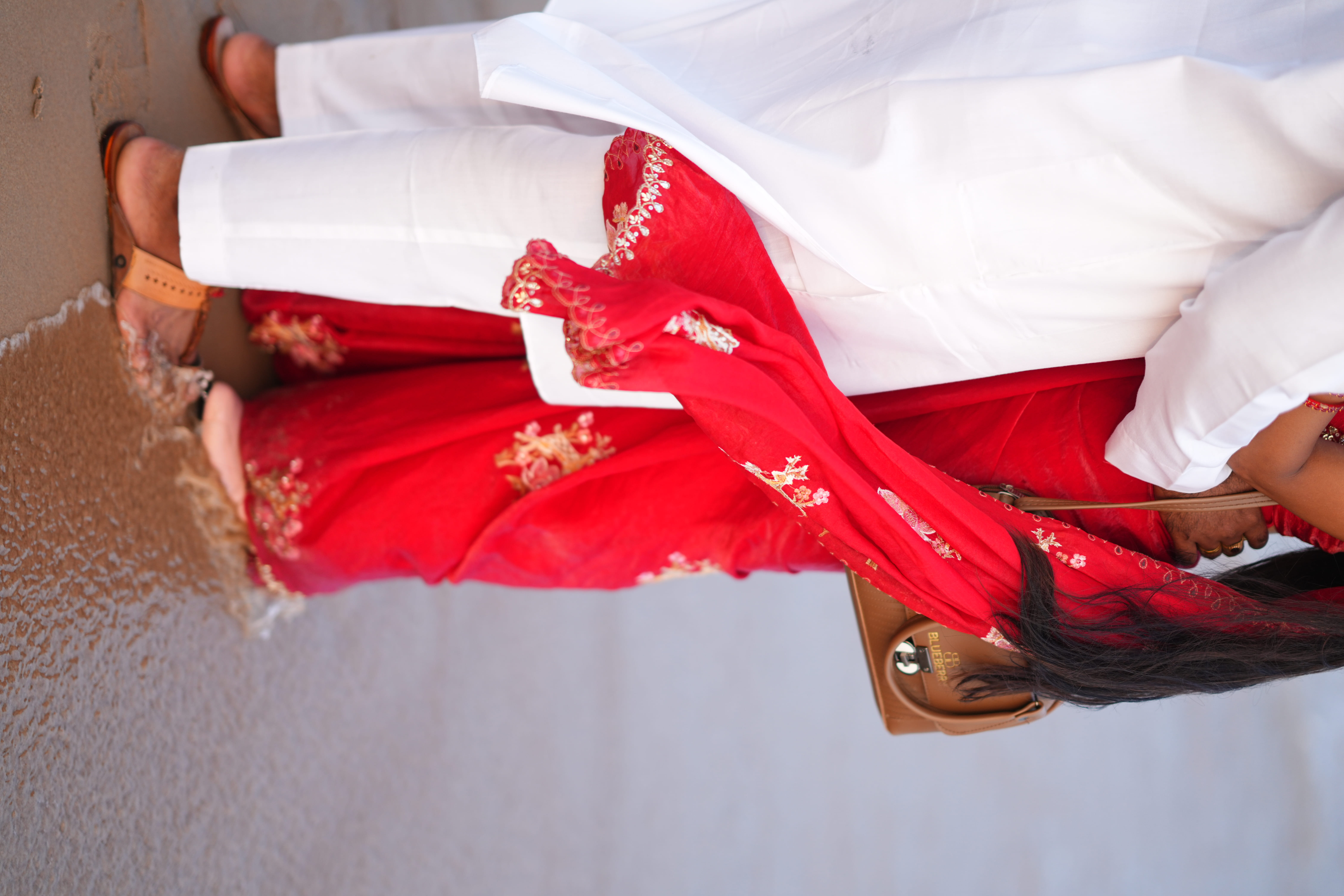 Couple in golden light